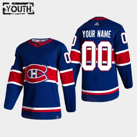 Camisola Montreal Canadiens Personalizado 2020-21 Reverse Retro Authentic - Criança
